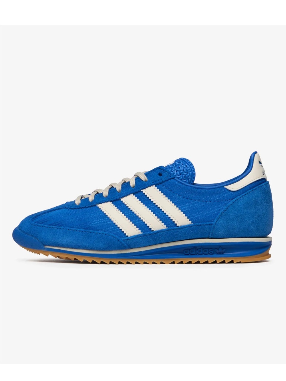 Adidas SL72 OG Women’s Royal Blue Suede Trainer w/Cream Stripes NWOB - Picture 7 of 16
